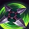Investida Shuriken - Champion Ability