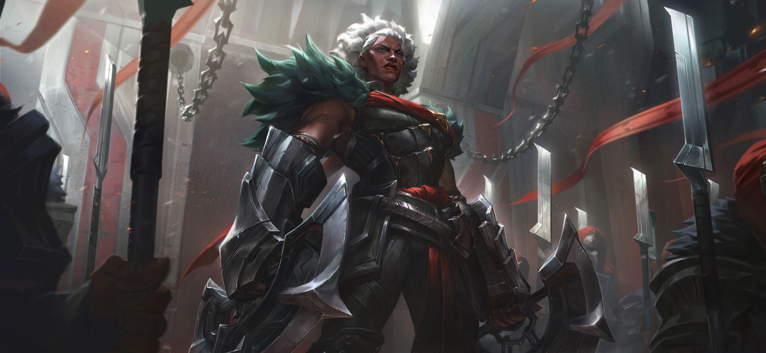 Ambessa - Wild Rift Champion Guide and High-Res Poster