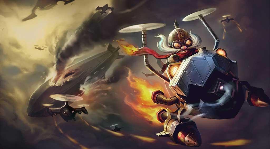 Corki - Wild Rift Champion Guide and High-Res Poster
