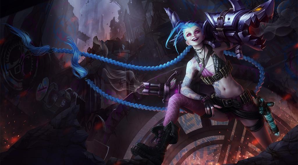 Jinx - Wild Rift Champion Guide and High-Res Poster