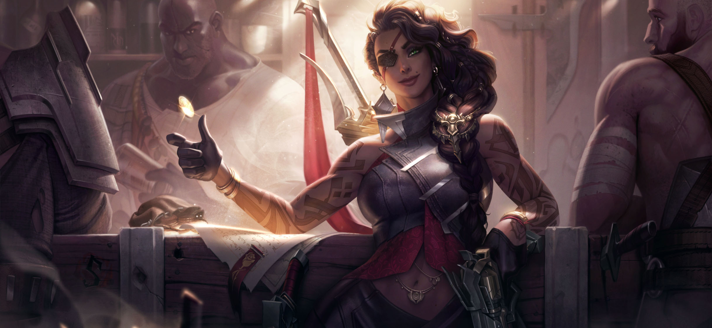 Samira - Wild Rift Champion Guide and High-Res Poster