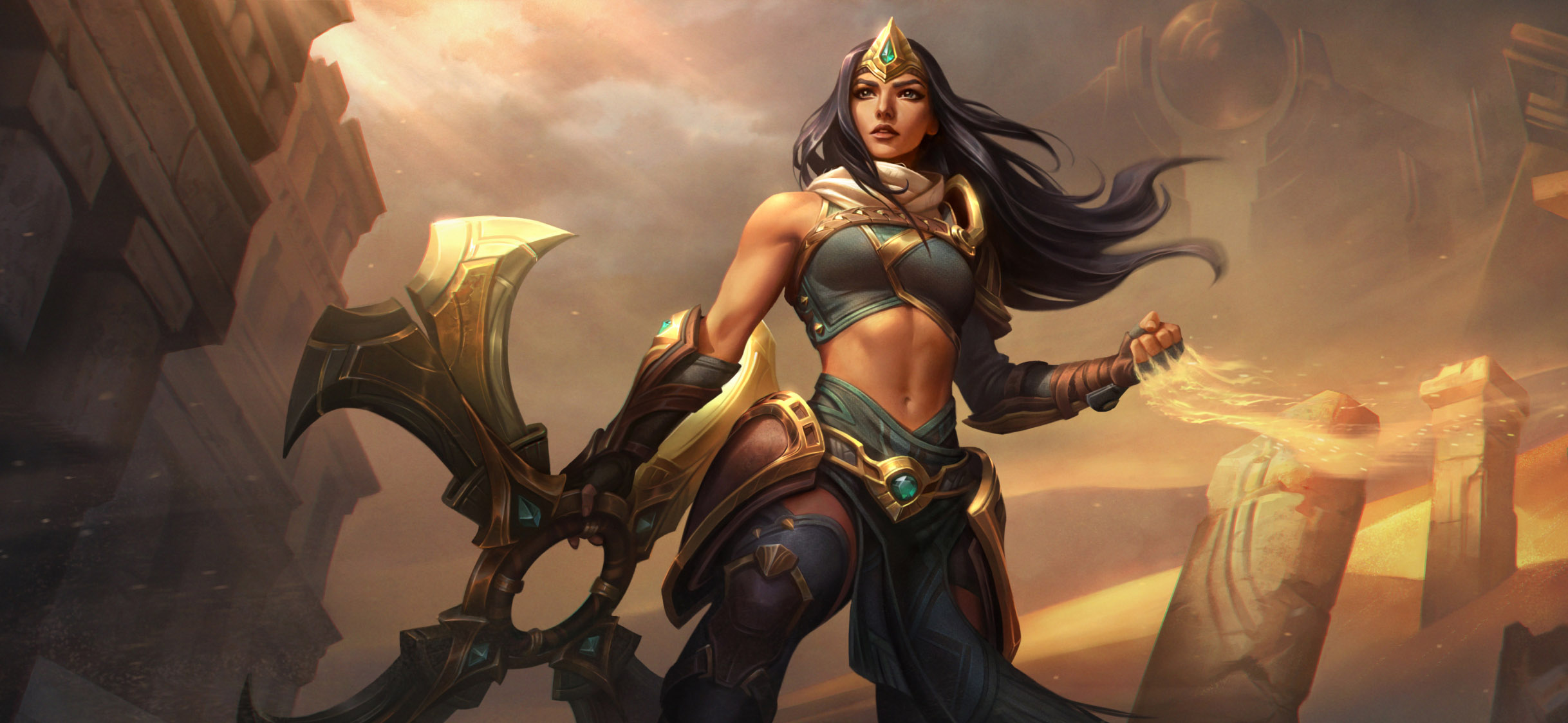 Sivir - Wild Rift Champion Guide and High-Res Poster