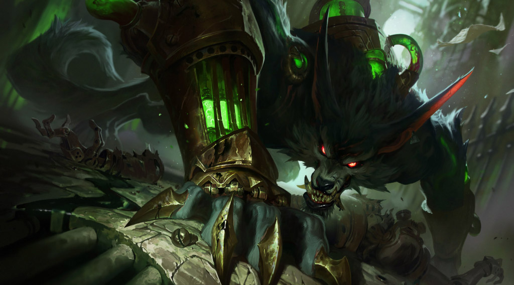 Warwick - Wild Rift Champion Guide and High-Res Poster