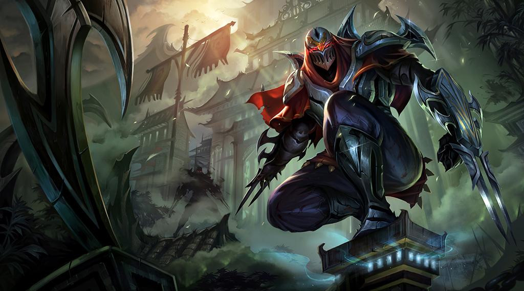 Zed - Wild Rift Champion Guide and High-Res Poster